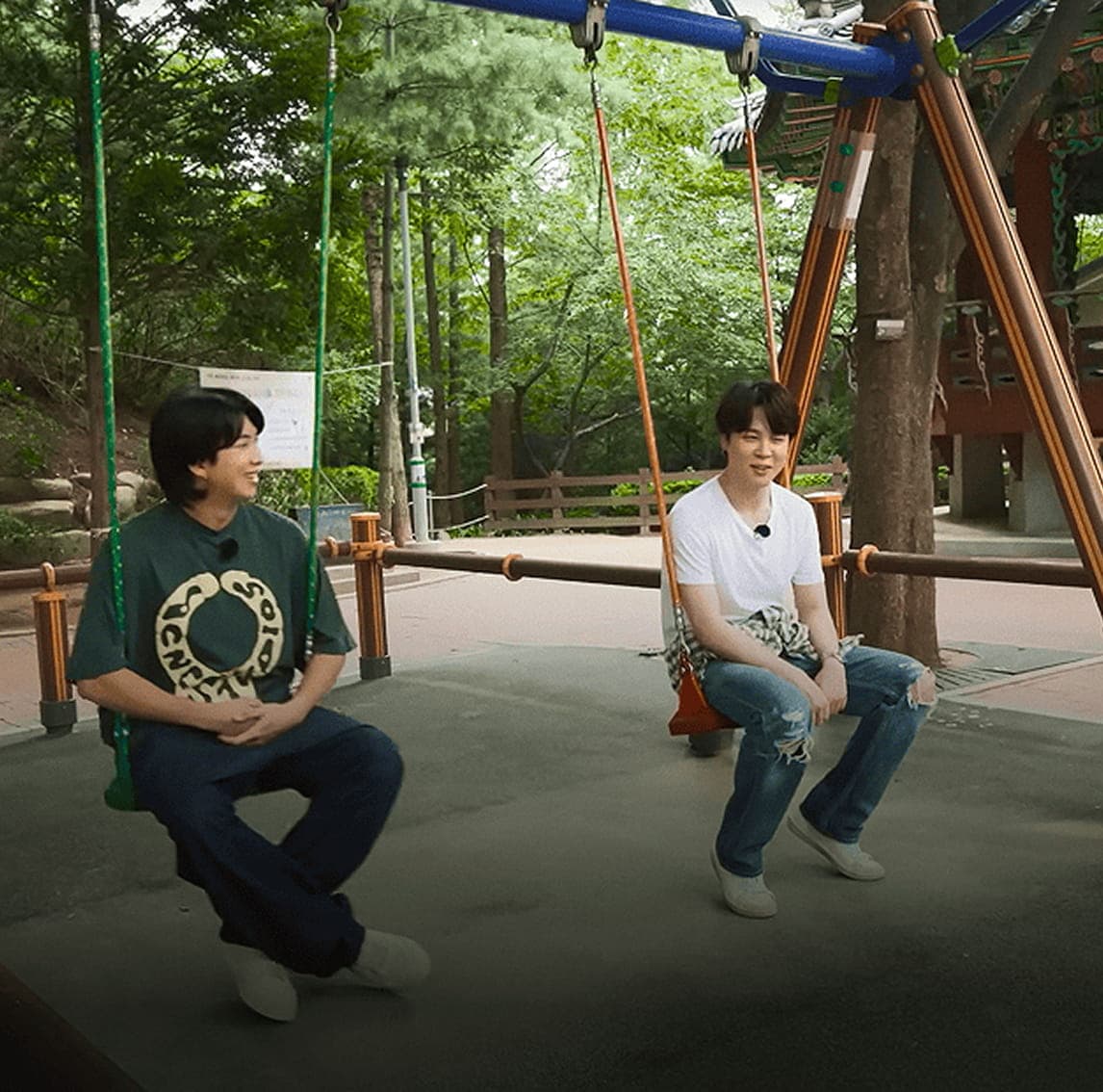 Прогулка в парке Hakdong