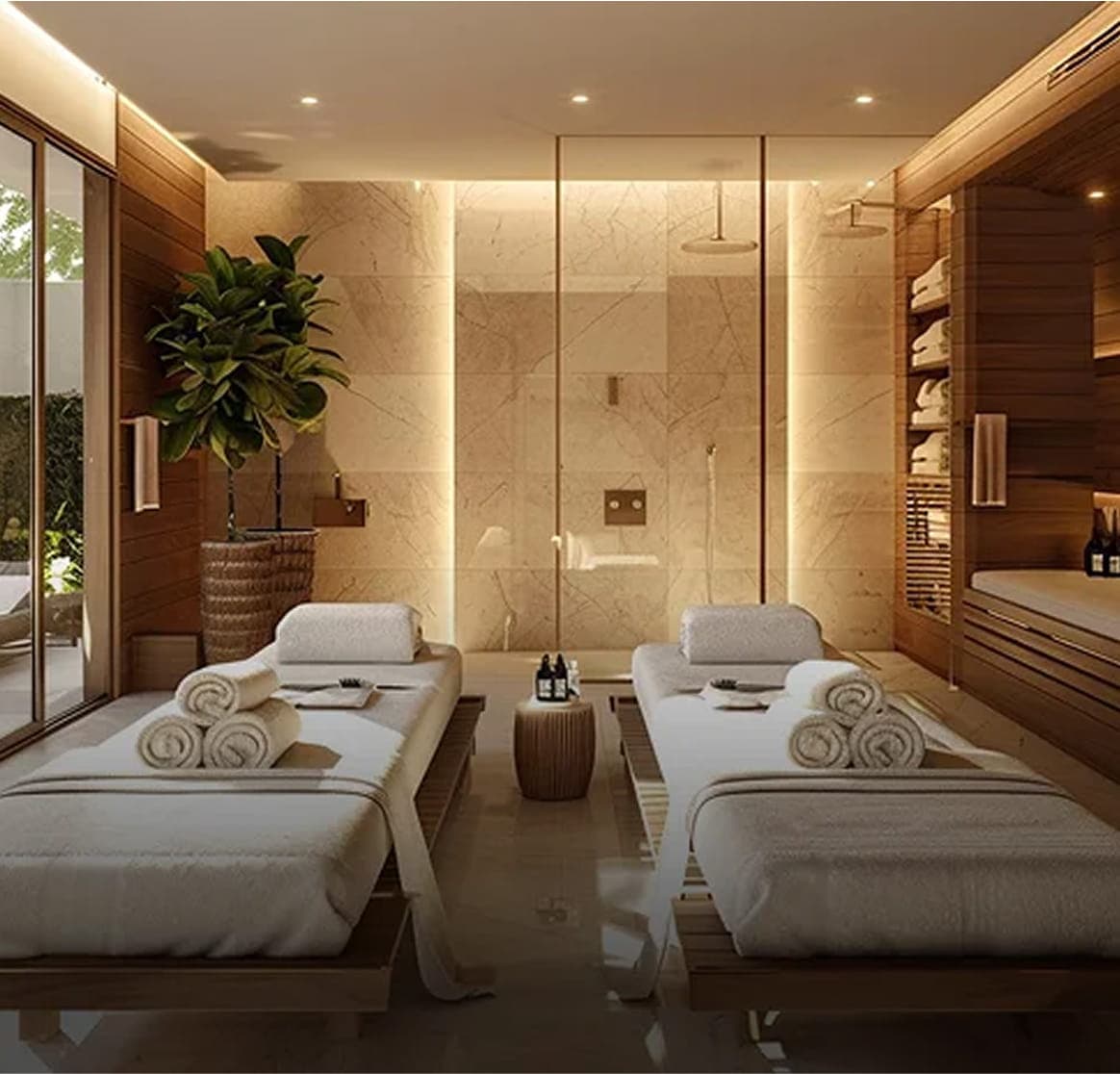 Посещение спа-комплекса